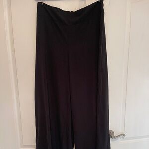 Mossimo Wide Leg Palazzo Pants Elastic Waist Black Size Large
